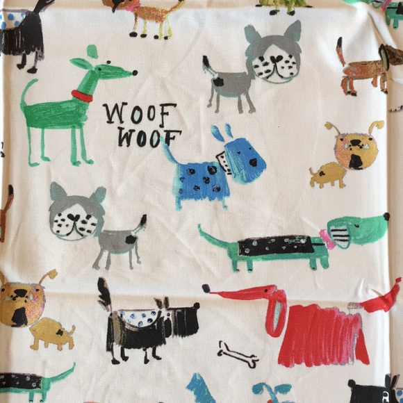 Painted Dog Print Duck Cloth Fabric - Picture 9 of 12